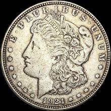 1921 Silver Morgan Dollar NEARLY UNCIRCULATED