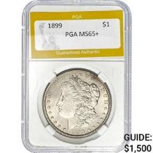1899 Morgan Dollar PGA MS65+ SILVER