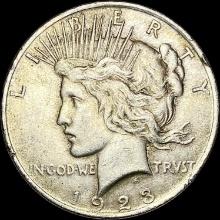 1923 Silver Peace Dollar CLOSELY UNCIRCULATED