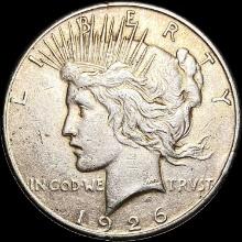 1926-S Silver Peace Dollar NEARLY UNCIRCULATED