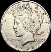 1922 Silver Peace Dollar CLOSELY UNCIRCULATED