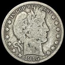 1915-S Barber Half Dollar NICELY CIRCULATED