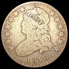 1818 Capped Bust Quarter NICELY CIRCULATED