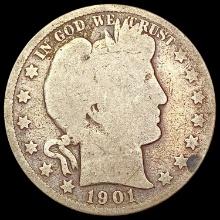1901-S Barber Half Dollar NICELY CIRCULATED