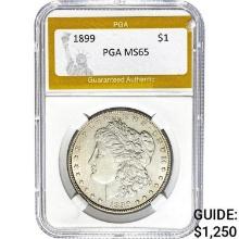 1899 Morgan Silver Dollar PGA MS65