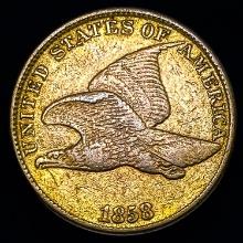 1858 Flying Eagle Cent CLOSELY UNCIRCULATED
