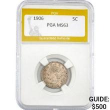 1906 Liberty Head Nickel PGA MS63
