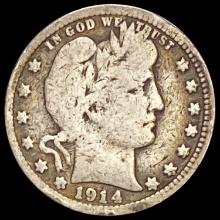 1914-S Barber Quarter NICELY CIRCULATED