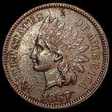 1867 Indian Head Cent CLOSELY UNCIRCULATED