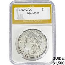 1900-O/CC Morgan Dollar MS61 SILVER