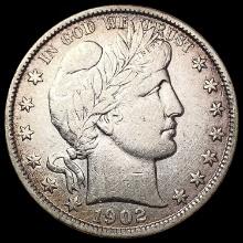 1902 Barber Half Dollar CLOSELY UNCIRCULATED