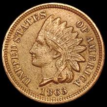 1863 Indian Head Cent CLOSELY UNCIRCULATED