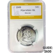 1949 Franklin Half Dollar PGA MS66 FBL Monster