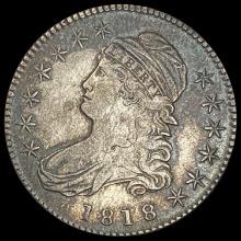 1818 Capped Bust Half Dollar NEARLY UNCIRCULATED NEARLY UNCIRCULATED