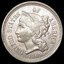 1865 Nickel Three Cent UNCIRCULATED
