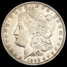 1893 Morgan Silver Dollar CLOSELY UNCIRCULATED CLOSELY UNCIRCULATED