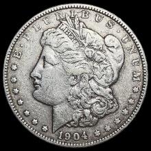 1904 Morgan Silver Dollar CLOSELY UNCIRCULATED CLOSELY UNCIRCULATED