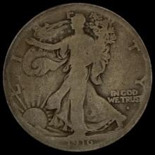 1916-S Walking Liberty Half Dollar LIGHTLY CIRCULATED