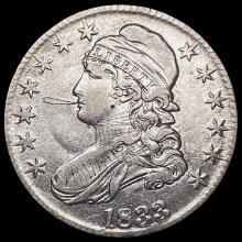 1833 Capped Bust Half Dollar CLOSELY UNCIRCULATED CLOSELY UNCIRCULATED