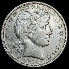 1915-D Barber Half Dollar CLOSELY UNCIRCULATED