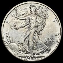 1935-S Walking Liberty Half Dollar UNCIRCULATED