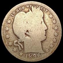 1896-O Barber Quarter NICELY CIRCULATED