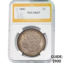 1882 Morgan Silver Dollar PGA MS67