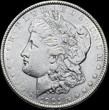 1901 Silver Morgan Dollar CLOSELY UNCIRCULATED