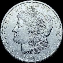 1886 Silver Morgan Dollar CHOICE AU