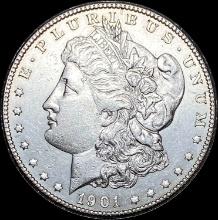 1901-S Silver Morgan Dollar CLOSELY UNCIRCULATED
