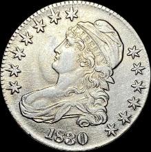 1830 Capped Bust Half Dollar CLOSELY UNCIRCULATED