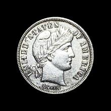 1905-S Barber Dime CLOSELY UNCIRCULATED
