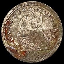 1856 Seated Liberty Half Dime LIGHTLY CIRCULATED