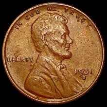 1931-S Wheat Cent CLOSELY UNCIRCULATED
