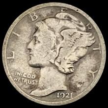 1921 Mercury Dime LIGHTLY CIRCULATED