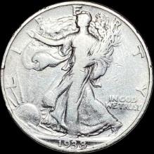 1938 Walking Liberty Half Dollar HIGH GRADE