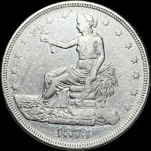 1873 Silver Trade Dollar LIGHTLY CIRCULATED