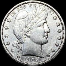 1906-S Silver Barber Half Dollar UNCIRCULATED