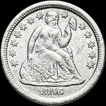 1856-O Silver Seated Liberty Dime CLOSELY UNCIRCULATED
