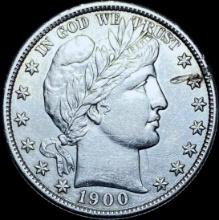 1900 Barber Half Dollar CHOICE AU