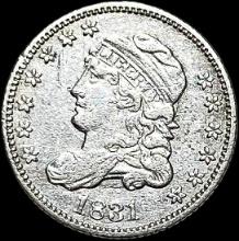 1831 Capped Bust Half Dime NEARLY UNCIRCULATED