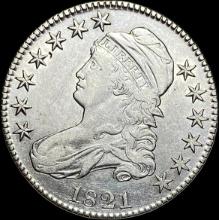 1821 Capped Bust Half Dollar UNCIRCULATED