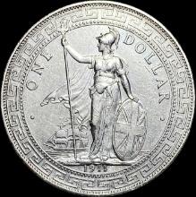 1911 Silver Trade Dollar LIGHTLY CIRCULATED