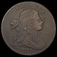 1801 Draped Bust Large Cent NICELY CIRCULATED NICELY CIRCULATED