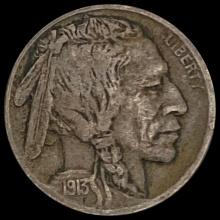 1913-D Buffalo Nickel LIGHTLY CIRCULATED LIGHTLY CIRCULATED