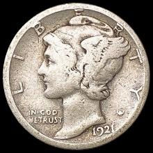 1921-D Mercury Dime LIGHTLY CIRCULATED