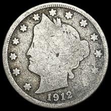 1912-S Liberty Head Nickel NICELY CIRCULATED NICELY CIRCULATED