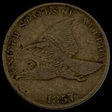 1857 Flying Eagle Cent NICELY CIRCULATED NICELY CIRCULATED