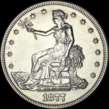 1877 Silver Trade Dollar CLOSELY UNCIRCULATED