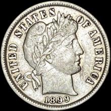 1899 Barber Dime CLOSELY UNCIRCULATED
